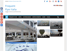 Tablet Screenshot of frequentflyeritalia.com